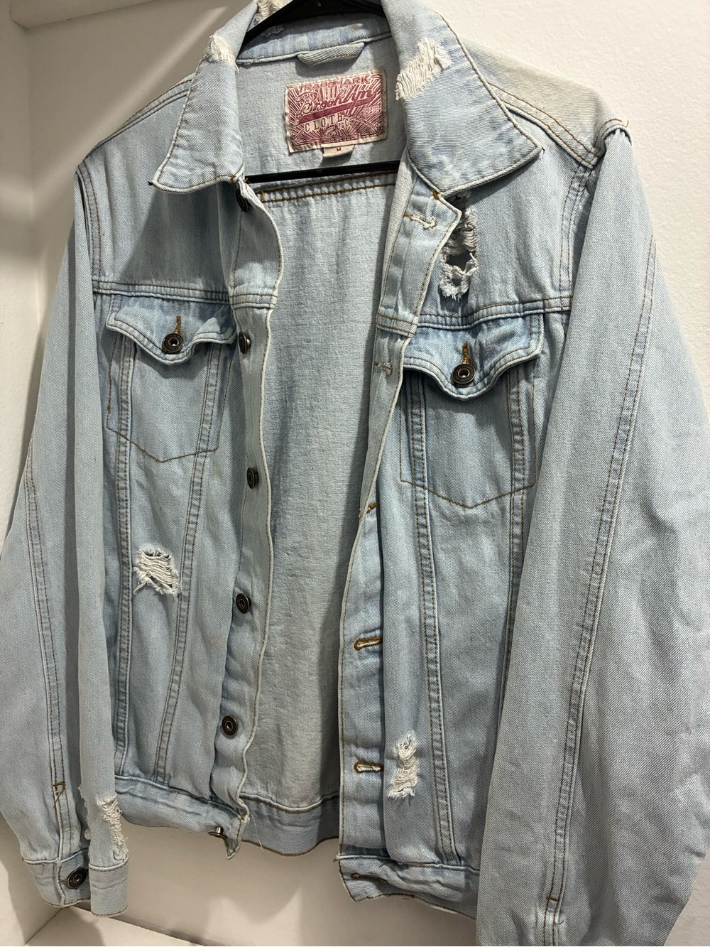 Distressed Denim Jacket